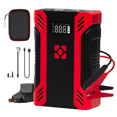 A17 2-in-1 Jump Starter with Tire Inflator | Dual-Function Emergency Kit from Jump Starter Wholesale Factory
