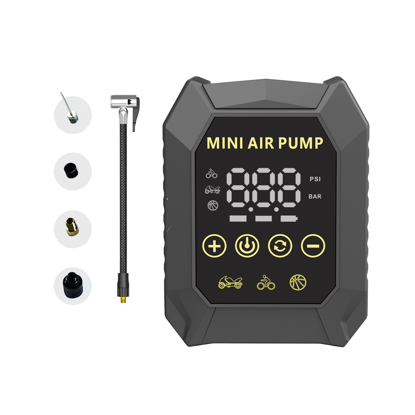 B3 Compact Mini Tire Inflator | Multi-Scenario Small Air Pump from Industry-Trade Integrated Mini Tire Inflator Factory