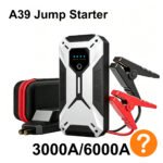 A39 Jump Starter with Smart Jumper Clamps and Storage Case